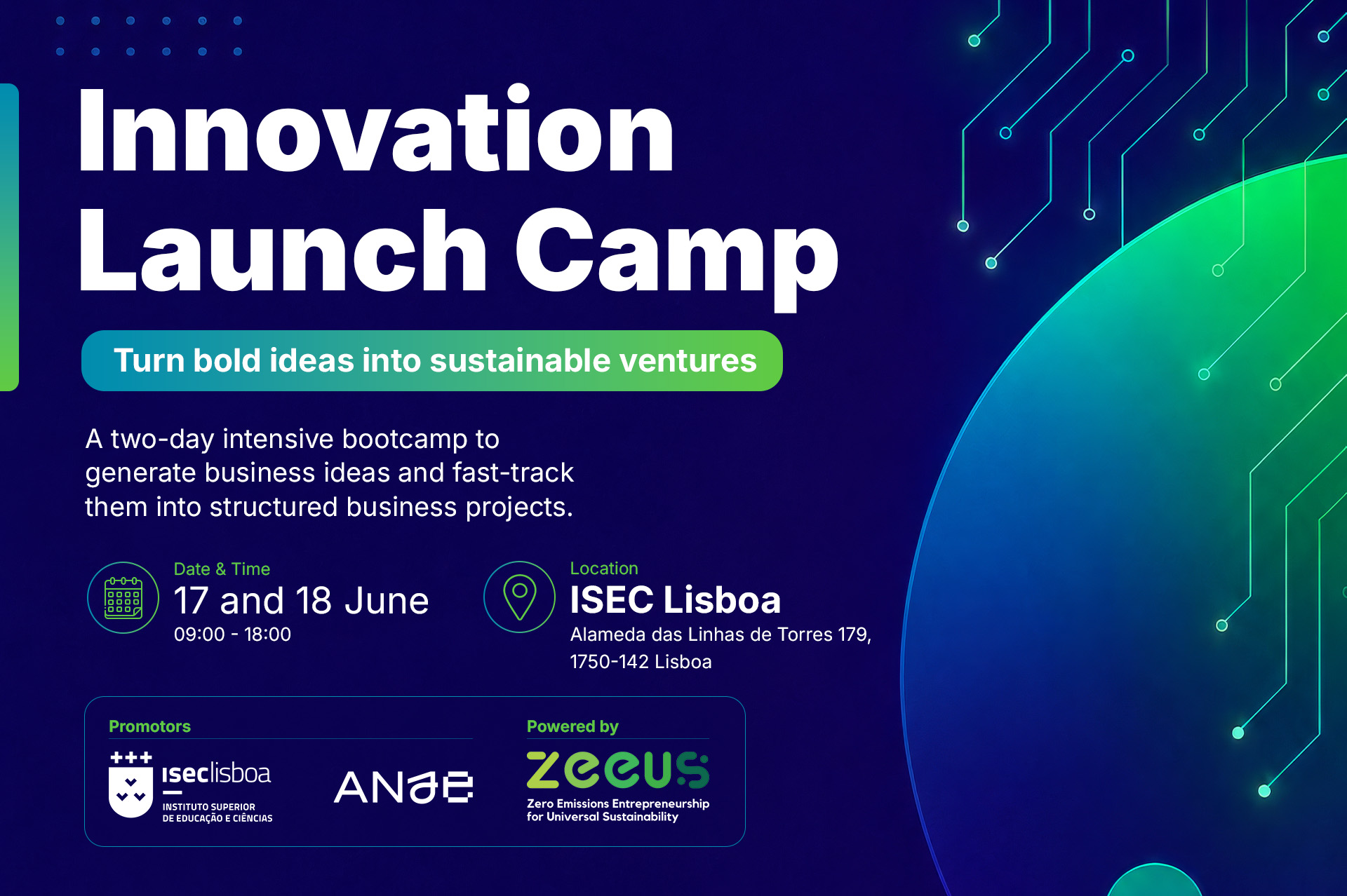 Innovation Launch Camp Brings Together Entrepreneurship, Sustainability and Innovation at ISEC Lisboa